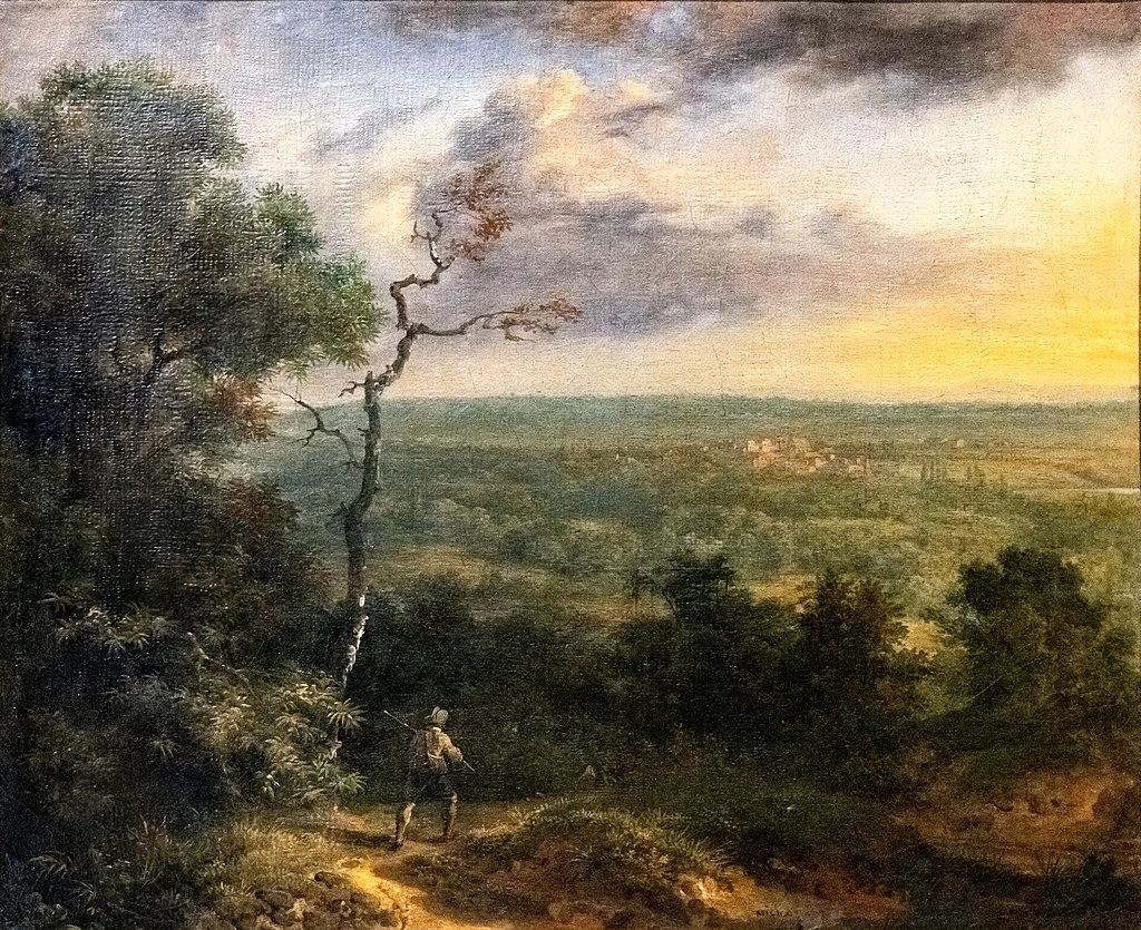 Viste di Sceaux, riprese dal Bois d'Aulnay, sopra la sabbiera